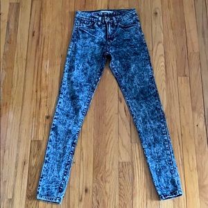 Tie Dyed Skinny Jeans